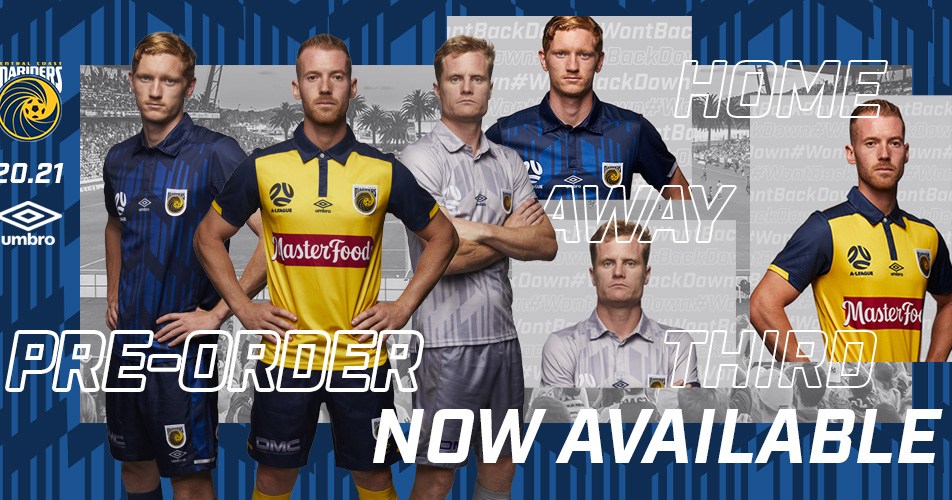 Mariners release new Umbro playing kits for 20/21