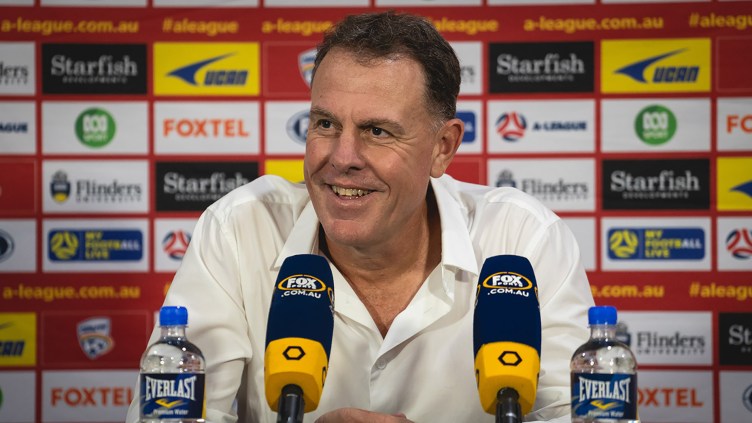 Alen Stajcic speaks to media after the loss to Adelaide