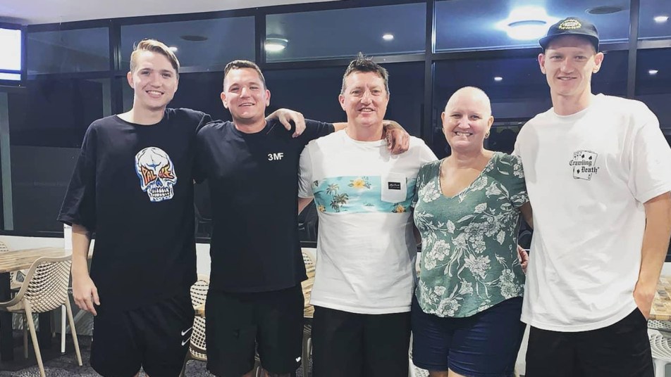 Kye Rowles and family