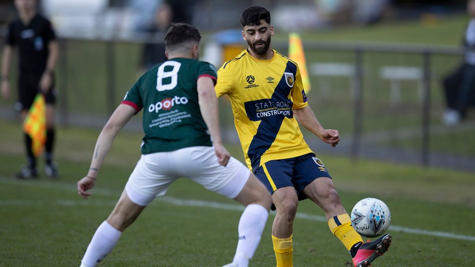 Louis Khoury in action against SD Raiders