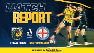 Late Surge Not Enough as Mariners Fall to Melbourne City